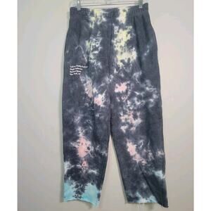 Barstool Sports Tie Dye Jogger Pants Womens M Raw Hem